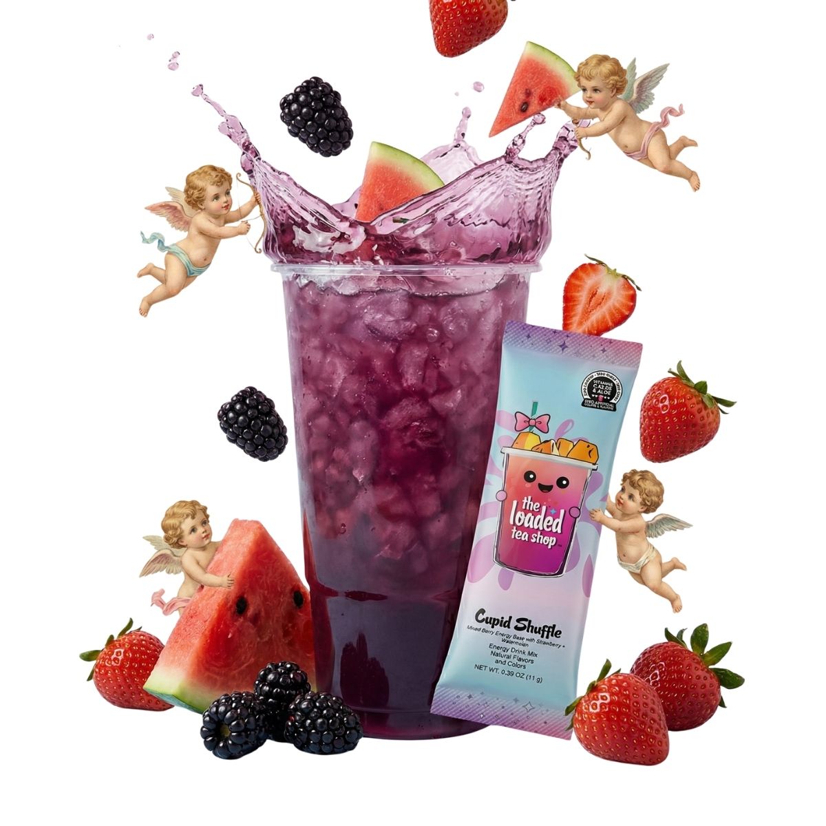 50 Case Cupid Shuffle - Fruity Shaker Mix