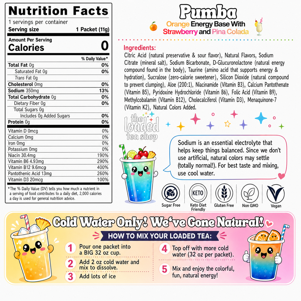 Pumba (Caffeine-Free) - Bright Daily Tea
