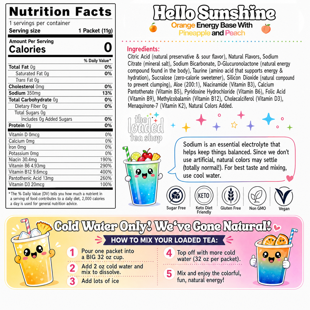 Hello Sunshine (Caffeine-Free) - Fruity Pantry Pick