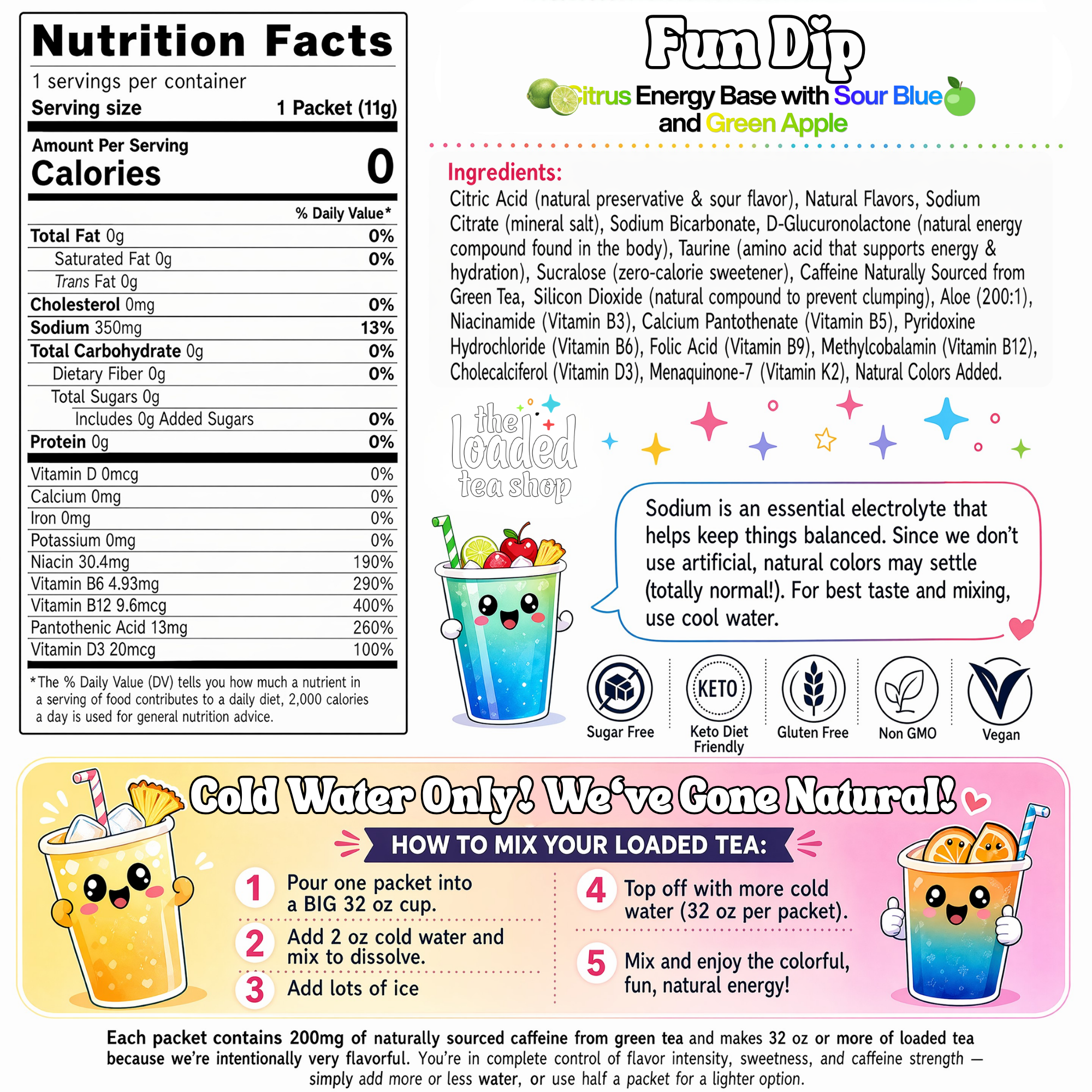 50 Case Fun Dip - Sweetness in Your Bottle