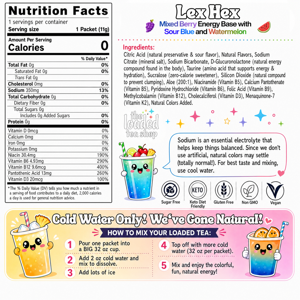 Lex Hex (Caffeine-Free) - Tea for Shakers