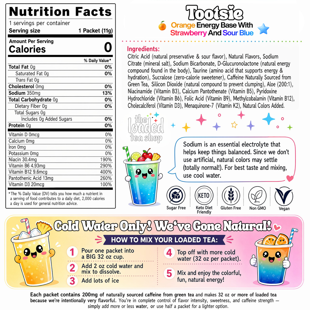 50 Case Tootsie - Made for Tea Fans