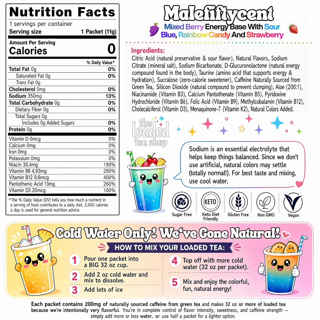 Malefiftycent - Shake and Sip