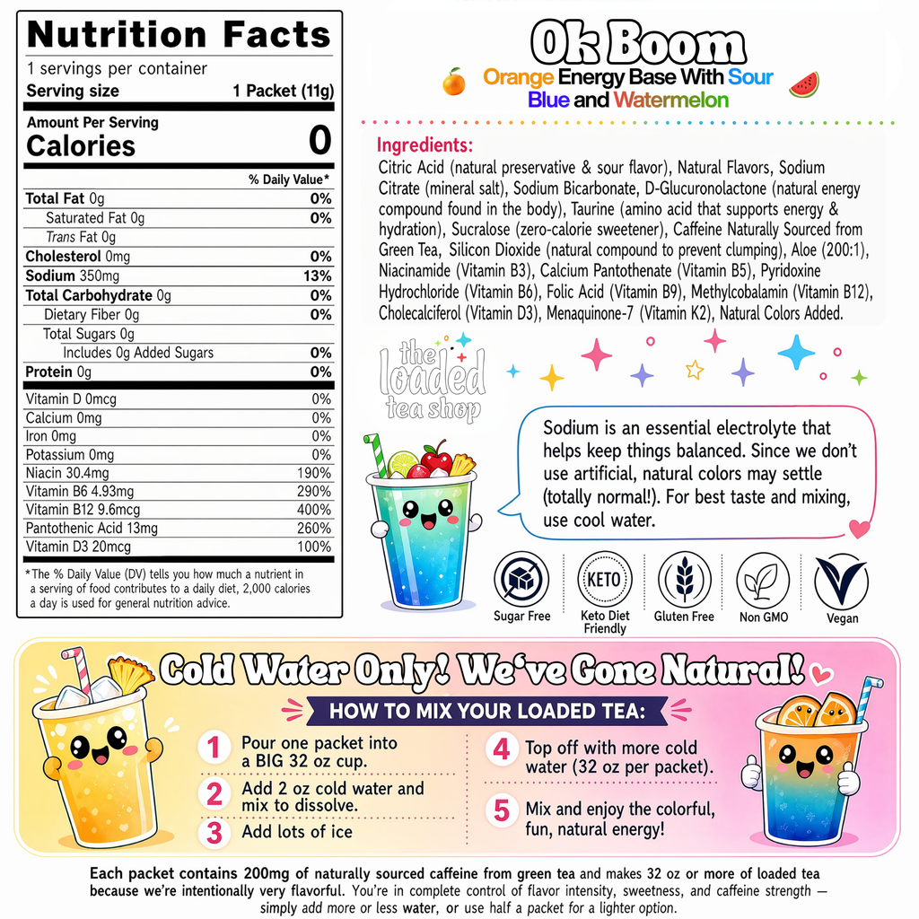 Ok Boom - Energy Tea Mix