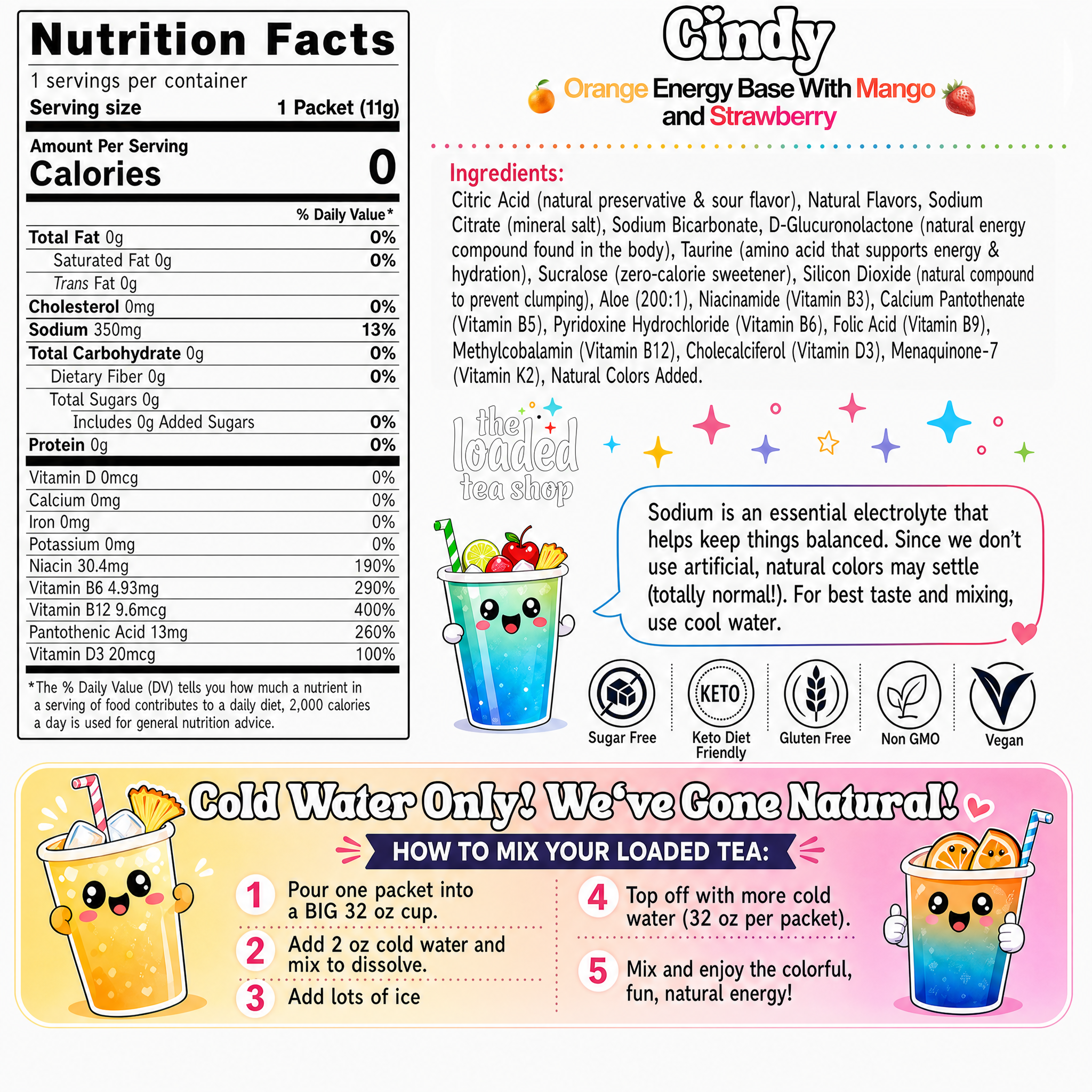 Cindy (Caffeine-Free) - Try More Flavor
