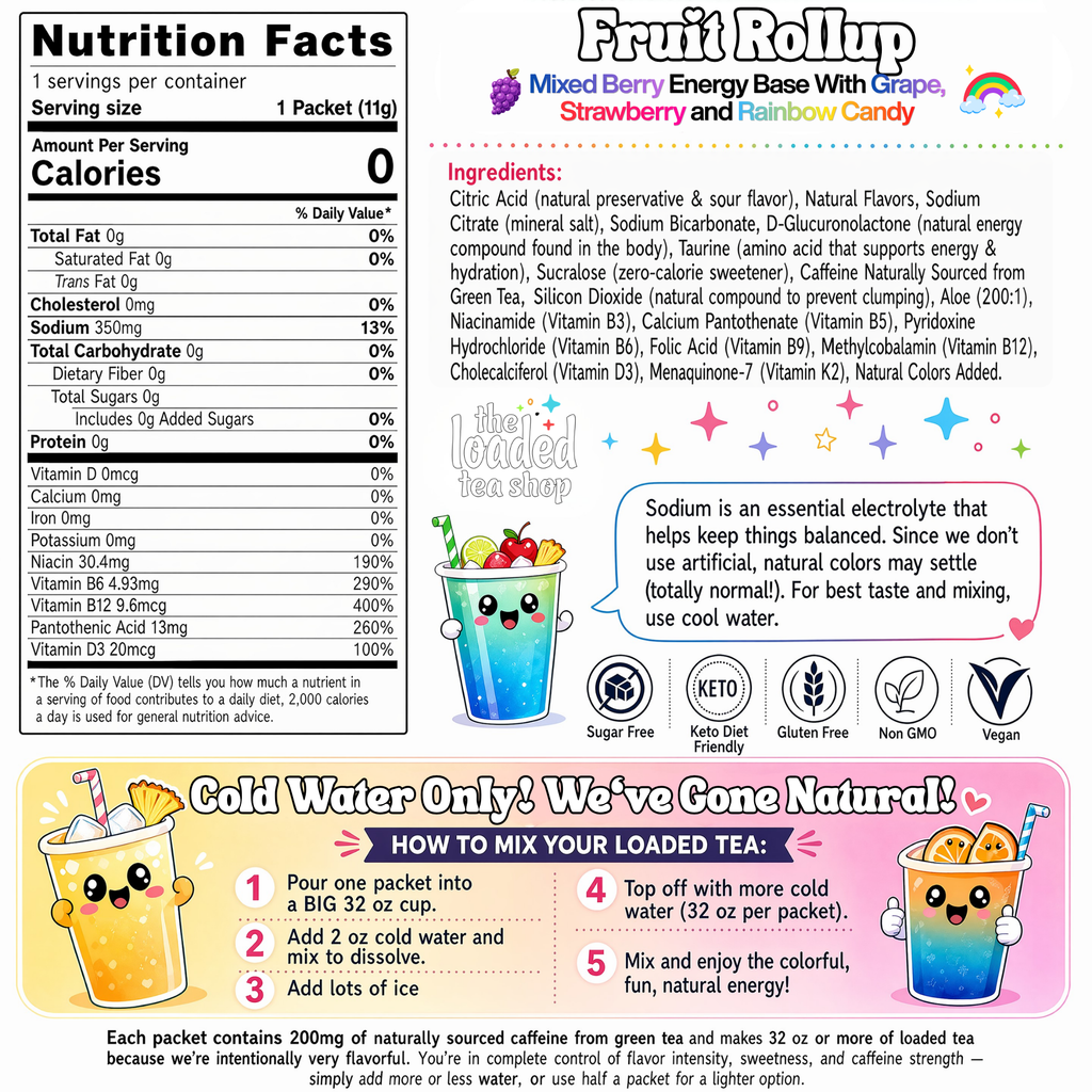 400 Case Fruit Rollup - From Quick to Fresh