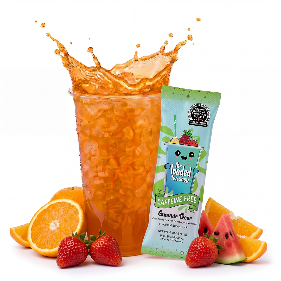 50 Case Gummie Bear (Caffeine- Free) - Fruity Tea Mix
