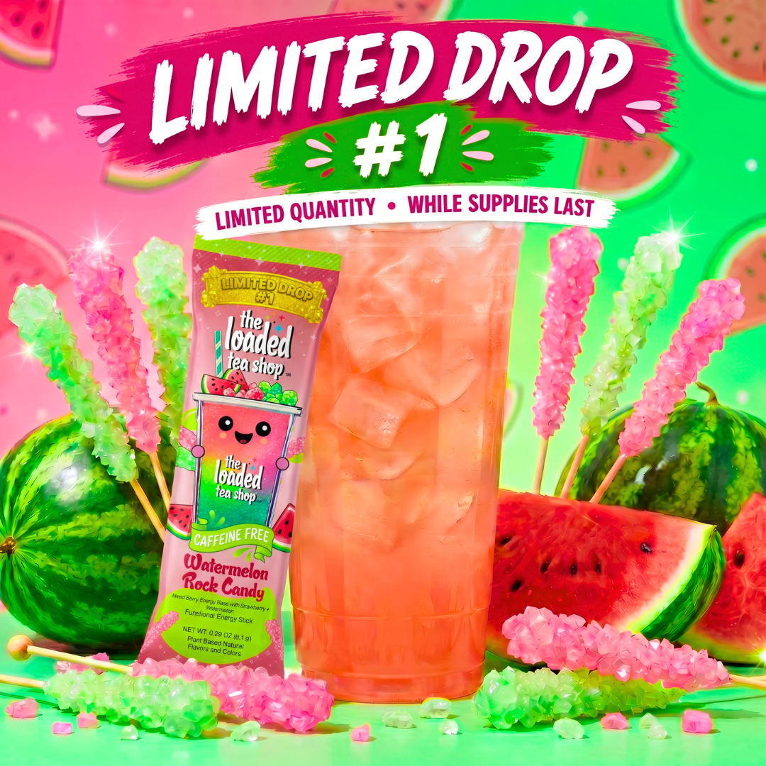 Watermelon Rock Candy (Caffeine- Free) - Ready for Mornings